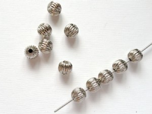 6mm/8mm南瓜珠(鎳/金)